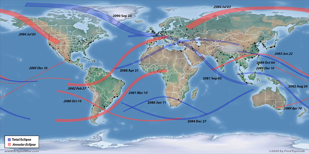 eclipse map